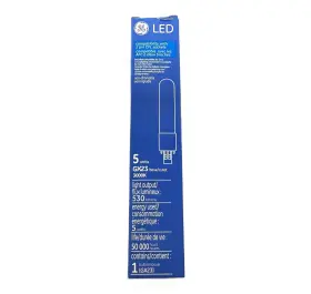 Gl91405 Ge Lot Of 6 Led 5 Watt Bulb 2 Pin Gx23 Base 3500k 545 Lumens Box Bulbs
