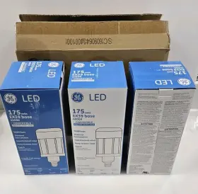 Led175 Ge Led175/2m400/844 3pk 175 Watt 21 500 Lumens Ex39 Base Nib Priced To Sell