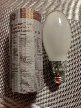 13253 Ge Lu150/d/med Pcs 4 150w High Pressure Sodium Lamp Light Bulb Medium Base