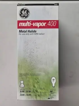 Mvr400 Ge Mvr400/u/cp Multi-vapor Metal Halide Bulbs 400-watt Brand New - Lot Of 8