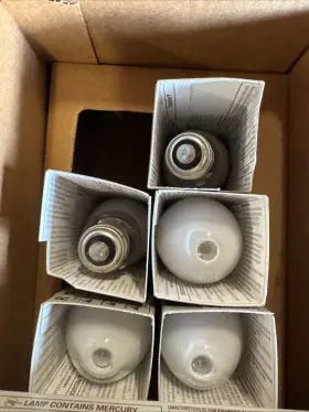 Mxr150 Ge Mxr150/c/u/med Multi Vapor Metal Halide Bulb Lamp 150 Watt Bd17 E26 Lot Of 6 #2