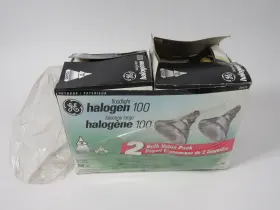 00475 General Electric Halogen Floodlight 100w Par38 2-pack Box Damage New