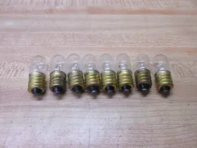 Ge18v General Electric 11a/t4c Ge Miniature Lamp Bulb Pack Of 8