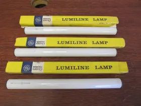Fg8100-by1 General Electric Lot Of 3 Ge Lumiline Lamp Fg 8100-by1 40w New Nos
