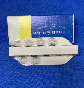 Ge502 General Electric Vintage Miniature Lamps Lot Of 6