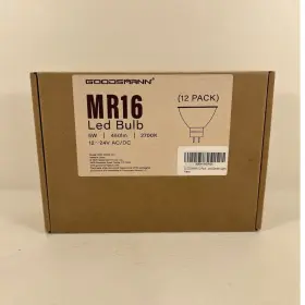 9101-29165-12 Goodsmann 9101-29165-12/a Mr16 Led Bulb 12 Pack 5w 450lm 2700k Mpn