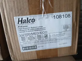 Halco 108108 Prolume Lu100/med/eco - Sodium Lamps New Case Of 12 Qty