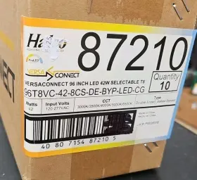 Halco 87210 Led Light Bulb 42w T8 Cct 96 Inch -10 Pack