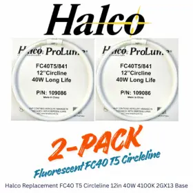 Halco Lighting Fc40t5/841 Prolume Fc40 T5 Circleline 12in 40w 4100k 2gx13 Base 2-pack New