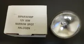 50par36nsp12v Halogen 4-pack 50w Par36 12v Narrow Spot Screw Terminal Base