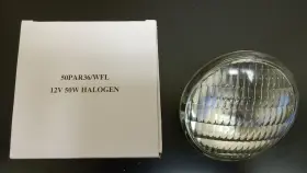 50par36wfl12v Halogen 4-pack 50w Par36 12v Wide Flood Screw Terminal Base