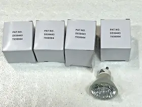7938564 Hampton Bay D539443 Qty 4 Track Light Bulbs Gu10 Shielded 120v 50w P/n Location F4