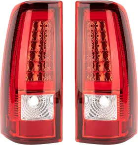 Hangzhan Hy236 Tail Light Assembly Compatible With 2003-2006 Chevy Silverado 1500 2500 3500 Dri