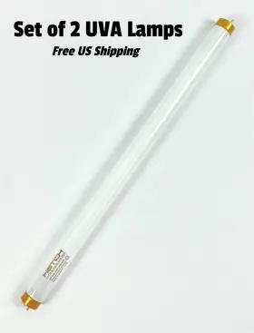 Hatch F15t8bl350 Blacklight Uva Lamp 17 Inch Bulb Set Of 2