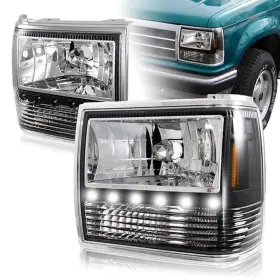 4-hl-fdepl83l Hk5 Led Daytime Running Headlight Bumper Light Corner 2 Pcs Compatible