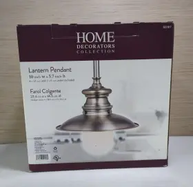 523617 Home Decoration Collection Decorators 1 Light Brushed Bronze Lantern 5.7 Inch X 10 W Antique Brass