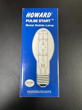 Howard Lighting Products Mh200/bu/ed28/ps Metal Halide 200w M136/e E39 Ed28 Clear