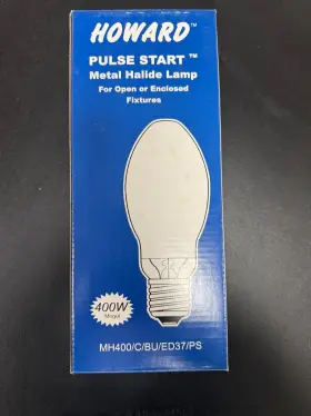 Mh400 Howard Lighting Products Mh400/c/bu/ed37/ps Metal Halide 400w M135/e E39 Coated