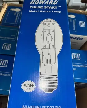 Howard Mh400/bu/ed37/ps Pulse Start Metal Halide Lamp 400w Ed37 Mogul Base