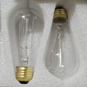 X000tq9mn7 Hudson Bulb Co Co. The Vintage Collection 60w Warm White Lot Of 2 Edison Bulbs