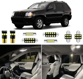 Huokeds Huo-403 14pcs Grand Cherokee Interior Led Lights Replacement For 1999-2004 2005 2006