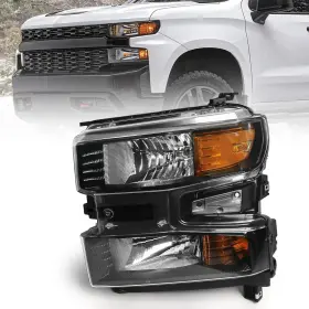 Huray Cvsd0031 Halogen Headlight Assembly For Chevy Silverado 2019-2021 1500 - Factory