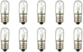 Industries 3t4/120v #3t4/120v Bulbs 120 V 3 W E12 Base T-4 Shape Box Of 10