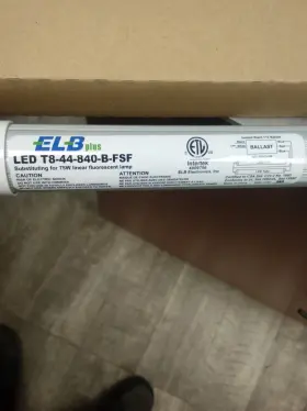 Led-t8-44-840-b-fsf Intertek Elb Plus Led Flourescent Lamp Bulb 75w 48 Inches Box Of 2 #2