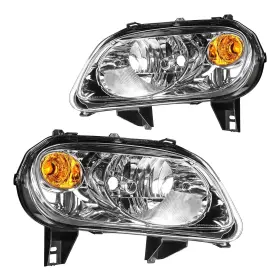 Kac Lah541 Headlight Assembly Replacement For 2006-2011 Chevy Hhr Black Housing Am