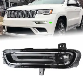 Th-fl-19l Kamdki Lh Led Drl Projector Front Fog Light Assembly Fit For 2017-2022 Jeep Grand Ch