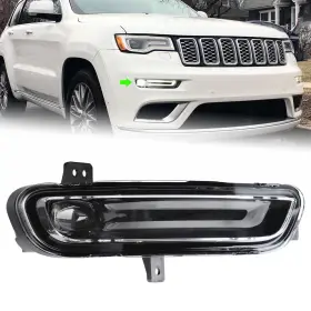 Th-fl-19r Kamdki Rh Led Drl Projector Front Fog Light Assembly Fit For 2017-2022 Jeep Grand Ch