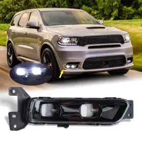 Thfl03r Kamdki Right Passenger Side Led Fog Light Compatible For 2017-2022 Jeep Grand Cherok