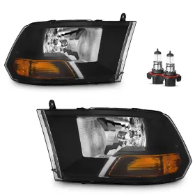 Karsparehub 2009-2012 1500/2500/3500 Headlights For Dodge Ram 1500 2010-2012 2500/3500 Class