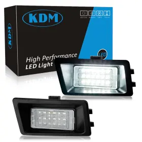 M1pz-13550-a Kdm Led License Plate Lights Fit For Ford Bronco Sport 2021 2022 2023 2024 Re