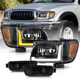 Keekpo 192925079909 - For 2001-2004 Toyota Tacoma Upgrade Led Tube Sequential Signal Headl