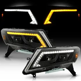 Keekpo Ke-p-j-np13-lb-bk - For 2013-2016 Nissan Pathfinder Black Led Tube Switchback Signal Pro