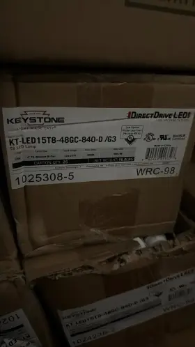 Kt-led15t8-48gc-840-d Keystone Kt-led15t8-48gc-840-d/g3 Led Tube 4000k 25 Pack Kt-led15t8-48gc-840-d Keystone Kt-led15t8-48gc-840-d/g3 Led Tube 4000k 25 Pack