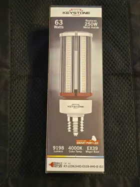 Kt-led63hid-ex39-840-d Keystone 63w 250w Retrofit Kt-led63hid-ex39-840-d/g3 Hid Led Mogul Ex39 E39 Cob