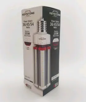 Keystone Kt-ledpshid-ex39-840-d Kt-led54pshid-ex39-840-d 36/45/54w Hid Led Power Select Cool White Bulb