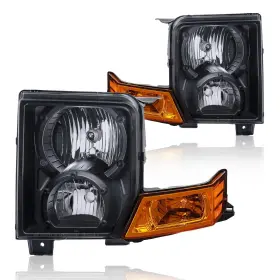 Kuiperauto K105gg20902kj5 Headlights Assembly Replacement Compatible For 2006-2010 Jeep Commander Sport