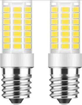 Saf-e17-45-2835-dw-d-2p Lacnooe Dimmable E17 Led Bulb 5w 6000k Daylight White - 2 Pack For Appliances