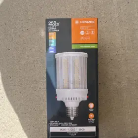 Ledvance Hidr1as120unv8sc2mog 250w Color And Wattage Selectable Led Bulb 120-277v Ex39 18k Lumens 3 Ct