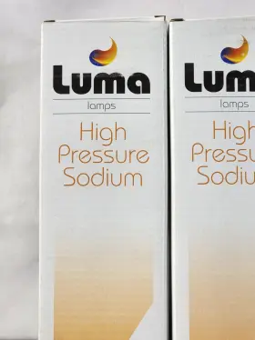 Hps250 Luma Hps250/u 250w High Pressure Sodium Lamp Mogul Base Lot Of 6 #2