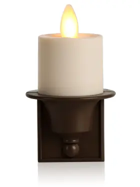 993338 Luminara Flameless Candle Nightlight With Dusk To 2 Inches X 3.8 Bronze