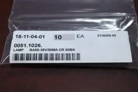 0051.1026 M Ller Muller Martini Filament Lamp Ba9s-36v/56ma Pack Of 10 #2