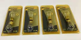 Malibu Lv512 Nos Bayonet Bulbs -11 Watt/12 Volt -model -lot Of 4 Two Packs L27