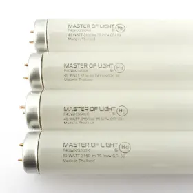 Mol004 Master Of Light F40/wx 4 Pack 4ft Fluorescent Tube Bulb 40 Watt T12 40w Neutral White
