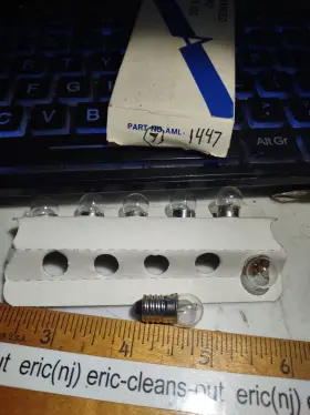 Aml-1447 Micro Lamps Advanced Lites Miniature Lamp Bulb Box Of 7