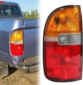 Mod Vanten Mo-372 Hecasa Tail Light Assembly Compatible With 1995-2000 Toyota Tacoma Driver Side S