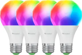 N7501b03-4a19e Nanoleaf Matter A19 Smart Led Light Bulb - Wifi And Matter-enabled 4 Pack M